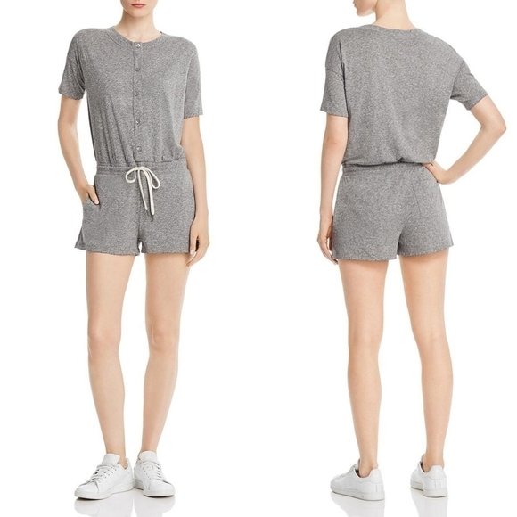 n:Philanthropy Finn romper gray button up NWT XS - Picture 2 of 8